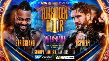Backdrop to the movie "AEW x NJPW x CMLL x Stardom Present Forbidden Door 2026" #912644