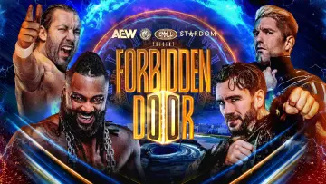 Backdrop to the movie "AEW x NJPW x CMLL x Stardom Present Forbidden Door 2026" #954952