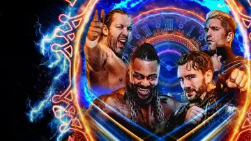 Backdrop to the movie "AEW x NJPW x CMLL x Stardom Present Forbidden Door 2026" #954954