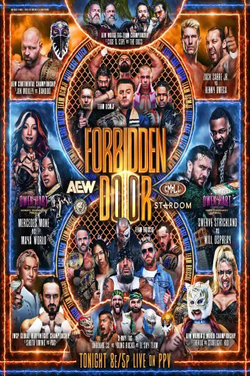 Poster to the movie "AEW x NJPW x CMLL x Stardom Present Forbidden Door 2026" #954958