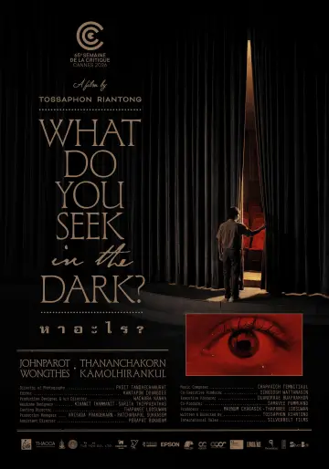 Poster to the movie "What Do You Seek in the Dark?" #824323