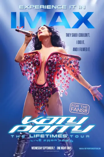 Poster to the movie "Katy Perry: The Lifetimes Tour - Live from Paris" #1186877
