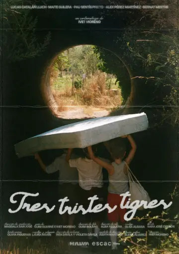 Poster to the movie "Three sad tigers" #833764