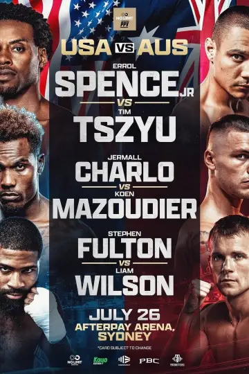 Poster to the movie "Errol Spence Jr. vs. Tim Tszyu" #1168105