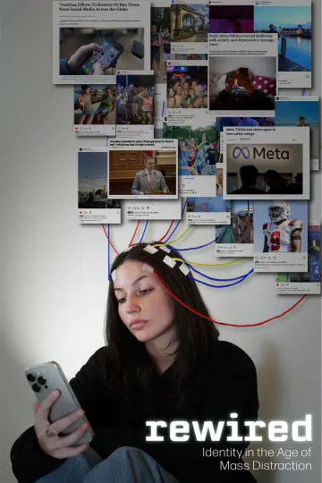 Poster to the movie "Rewired: Identity in the Age of Mass Distraction" #849480