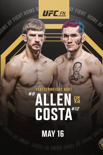 Poster to the movie "UFC Fight Night 276: Allen vs. Costa" #835805