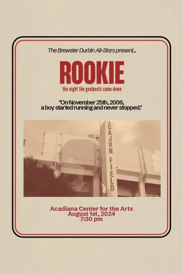 Poster to the movie "Rookie: The Night the Goalposts Came Down" #826286