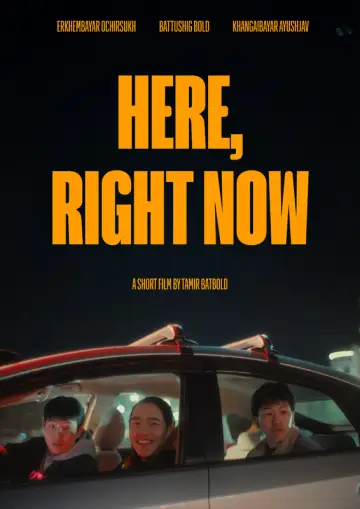 Poster to the movie "Here, Right Now" #825213