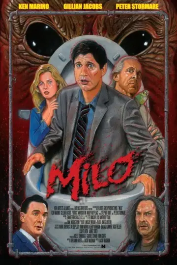 Poster to the movie "Bad Milo!" #1069608