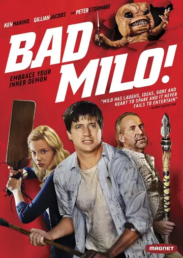 Poster to the movie "Bad Milo!" #1069616