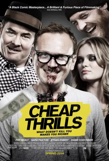 Poster to the movie "Cheap Thrills" #287378