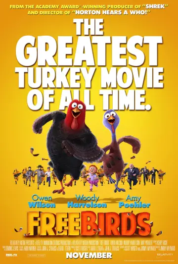 Poster to the movie "Free Birds" #921379