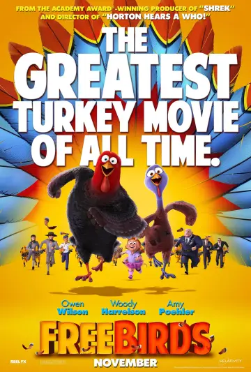Poster to the movie "Free Birds" #921381