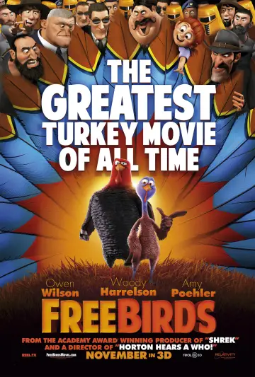 Poster to the movie "Free Birds" #921382