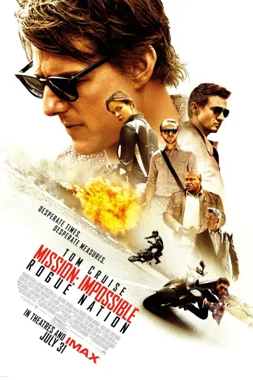 Poster to the movie "Mission: Impossible - Rogue Nation" #591365
