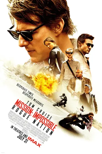 Poster to the movie "Mission: Impossible - Rogue Nation" #591387