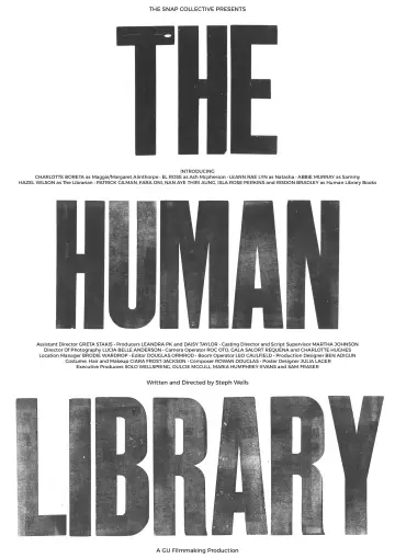 Poster to the movie "The Human Library" #842302