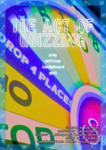 Poster to the movie "The Act Of Quizzing" #826626