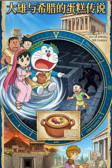 ドラえもん 誕生日スペシャル：のび太とギリシャのケーキ伝説 poster