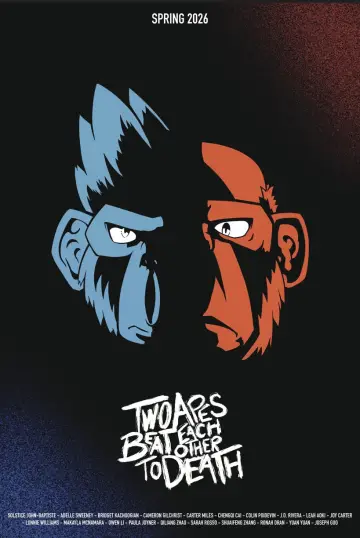 Poster to the movie "Two Apes Beat Each Other to Death" #922632