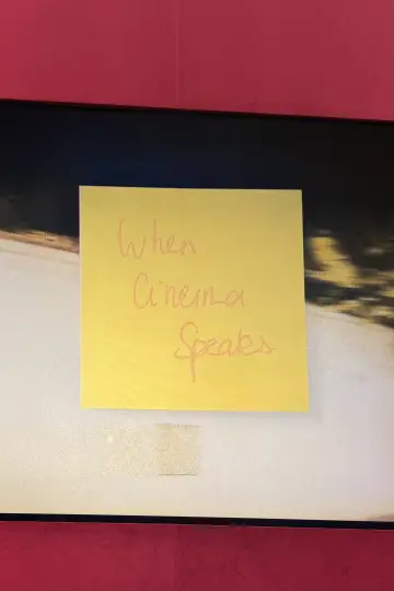 WHEN CINEMA SPEAKS... poster