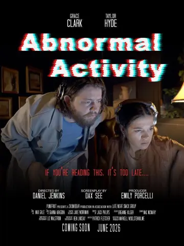 Poster to the movie "Abnormal Activity" #939698