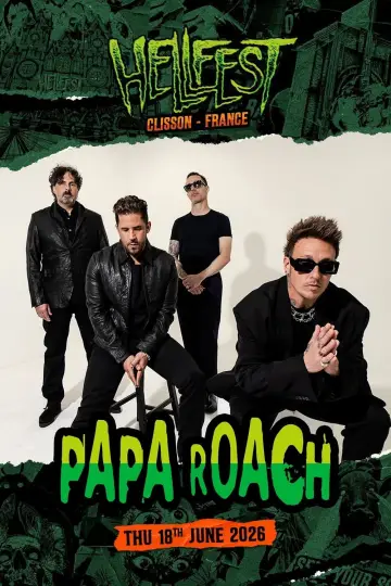 Poster to the movie "Papa Roach - Hellfest 2026" #1143741