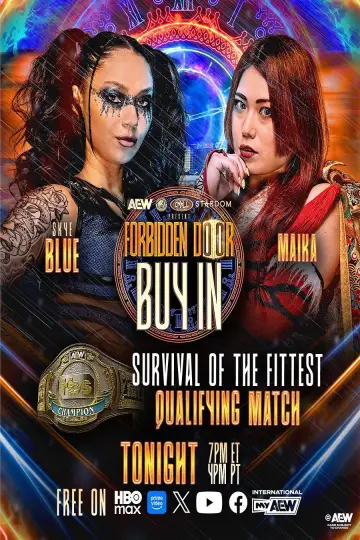 Poster to the movie "AEW x NJPW x CMLL x Stardom Present Forbidden Door 2026: Buy-In" #955526
