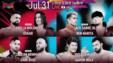 Backdrop to the movie "NJPW G1 Climax 36 - Day 9" #1193534