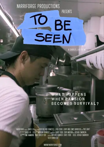 Poster to the movie "To Be Seen" #957112