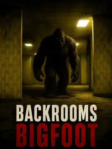 Backrooms Bigfoot poster
