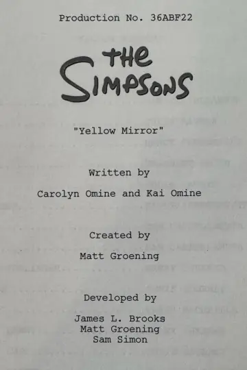 Yellow Mirror poster