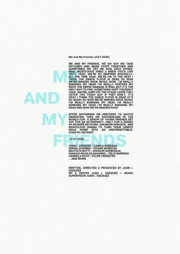 Poster to the movie "Me and My Friends" #1144390