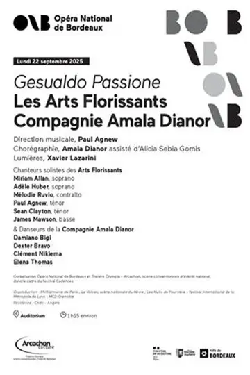 Poster to the movie "Amala Dianor and Les Arts Florissants: Gesualdo Passione @ Nuits de Fourvière 2026" #1169491