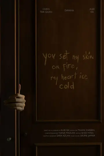 You Set My Skin On Fire, My Heart Ice Cold poster