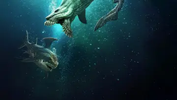 Backdrop to the movie "Jurassic Sharks" #1203817