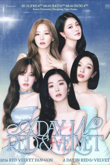 Red Velvet FAN-CON 'A Day in Red & Velvet' poster