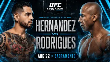 Backdrop to the movie "UFC Fight Night 285: Hernandez vs. Rodrigues" #1569468