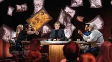 Skavlan & Sverige - uppesittarkväll poster