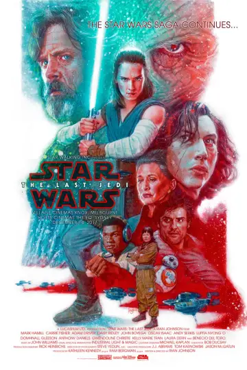 Poster to the movie "Star Wars: The Last Jedi" #599446