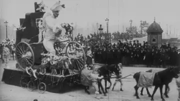 Backdrop to the movie "Paris, cortège du bœuf gras (char du prince du carnaval)" #974328
