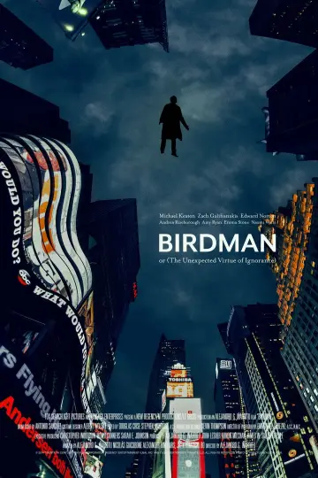 Poster to the movie "Birdman or (The Unexpected Virtue of Ignorance)" #840682