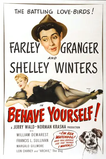 Poster to the movie "Behave Yourself!" #1126907
