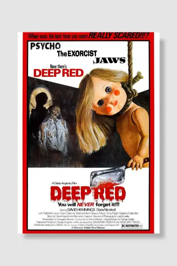Poster to the movie "Deep Red" #1200767
