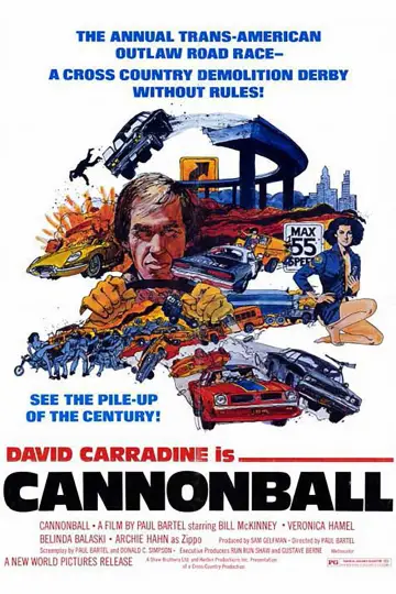 Poster to the movie "Cannonball" #1098493