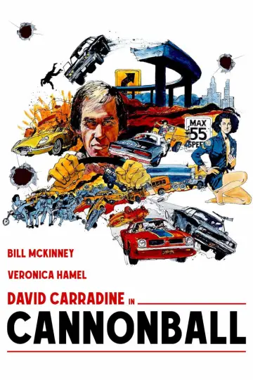 Poster to the movie "Cannonball" #1098494