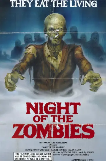 Poster to the movie "Night of the Zombies" #1024861