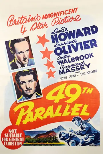 Poster to the movie "49th Parallel" #1115002