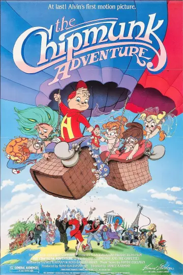 Poster to the movie "The Chipmunk Adventure" #1578173