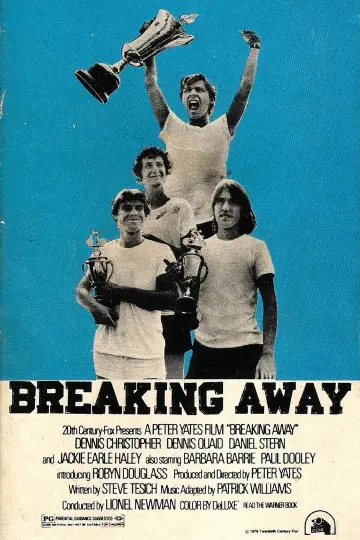 Poster to the movie "Breaking Away" #1074253